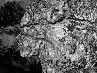 Acrylic painting portrait of beautiful girl.  Marble background. Modern art. Contemporary art. Creative abstract painted background