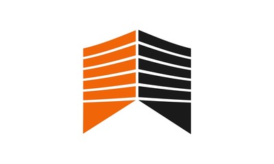 supermarkets and magnificent office buildings are towering in the urban capital of a big city