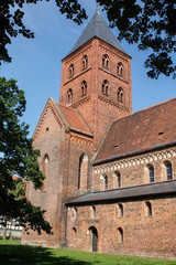 Fototapeta na wymiar Old German church in the country