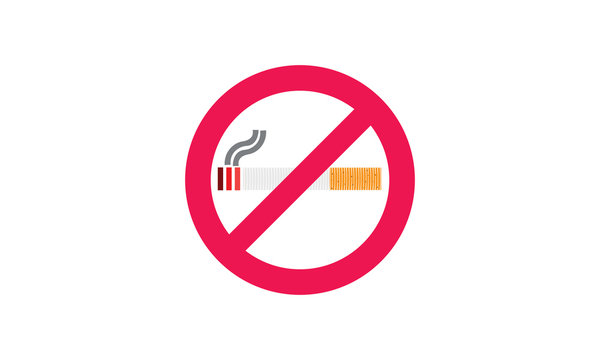 Concept of No smoking and World No Tobacco Day, Paper cut style. - Vector