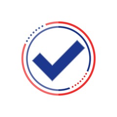 Checkmark Glyph Icon, Check logo icon element