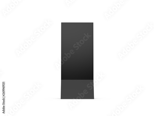 Download Free Standing Corrugated Promotional Display Paperboard Modern Display Shelf Cardboard Pop Standee Mock Up 3d Illustration Wall Mural Devrawat21