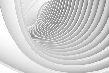 black and white abstract background with line and wave 3D illustration