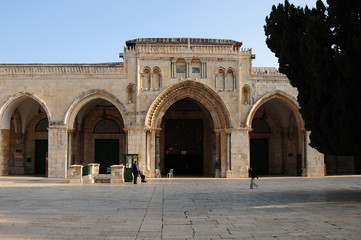 Fototapeta na wymiar Mousque of Al-aqsa in Old Town