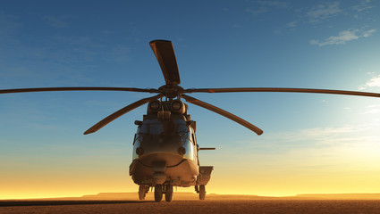 Civilian helicopter © Kovalenko I