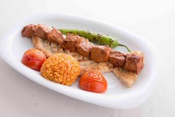 Turkish barbecued  lamb