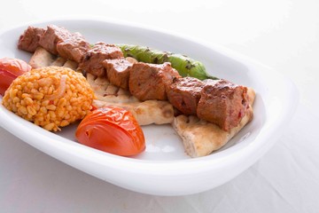 Turkish barbecued  lamb