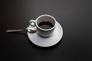 Cup of black coffee