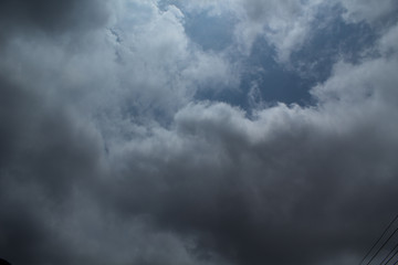 Obraz premium dramatic sky with clouds