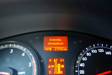 speedometer and tachometer