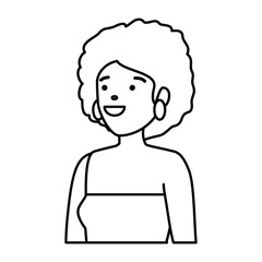 beautiful circus woman character vector illustration