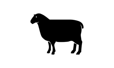 lamb icon vector. lamb vector graphic illustration - Vector 