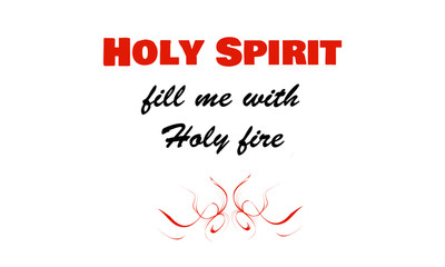 Fototapeta na wymiar Pentecost poster design for print or use as card, flyer or T shirt