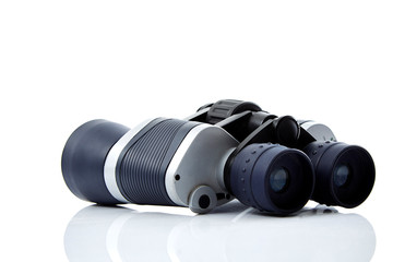 Close-Up Of Binoculars  White Background