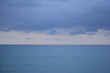 sea and sky in the mediterranean 