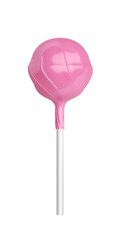 Lollipop on white background