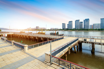 Obraz premium Fuzhou Cityscape, China