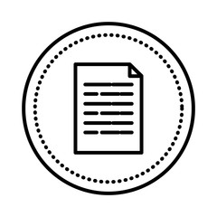 paper document file icon vector illustration