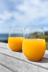 glass of orange juice
