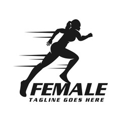 women's runner logo