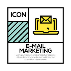 E-MAIL MARKETING ICON CONCEPT