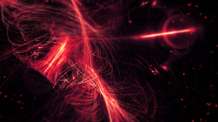 Space fantasy fractal light modern abstract background