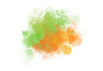 Abstract watercolor brush spatter bot digital art painting soft focus for texture background