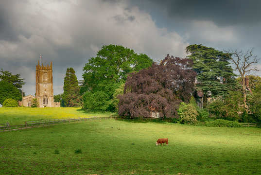 View of the countryside around Wickwar England United Kingdom