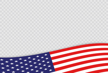 Obraz premium USA Independence Day 4th of July holiday. United states of America flag. Happy independence day banner. Memorial day. American background. Vector illustration.