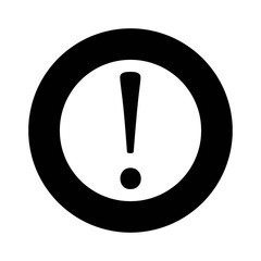 Hazard warning attention symbol,