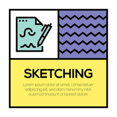 SKETCHING ICON CONCEPT