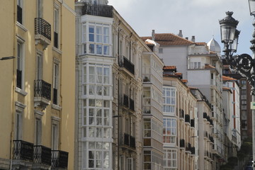 Fototapeta na wymiar Building in Santander, Spain