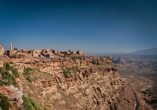 kawkaban ancient hilltop village in haraz mountains of yemen