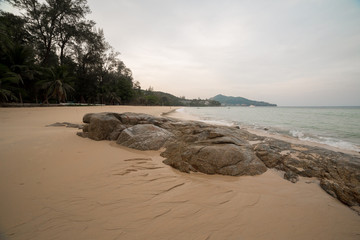 Sunset on the beach at Thailand