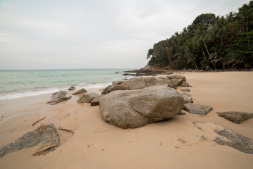 Sunset on the beach at Thailand