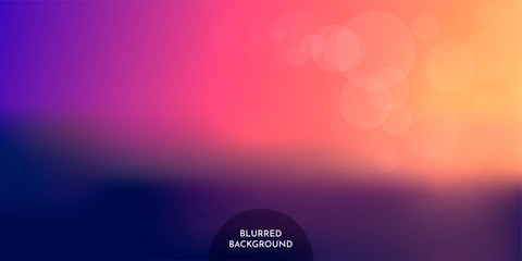 Fototapeta premium Abstract vector blurred background. Minimalistic wallpapers. Natural concept