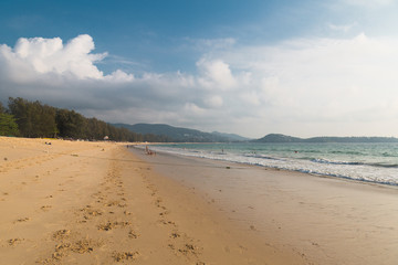 Sunset on the beach at Thailand