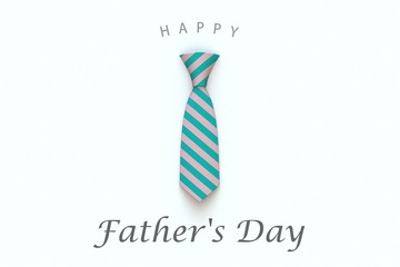 Happy Father’s Day greeting card on white background, 3d rendering