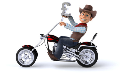 Fun Cowboy - 3D Illustration