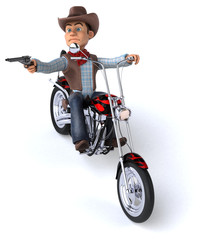 Fun Cowboy - 3D Illustration