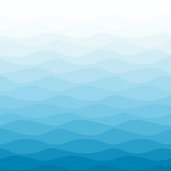 Sea water wavy blue nautical background