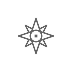 Portugal, compass icon. Element of Portugal icon. Thin line icon for website design and development, app development. Premium icon