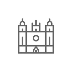 Igreja de santa luzia icon. Element of Portugal icon. Thin line icon for website design and development, app development. Premium icon