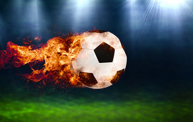 Soccer Ball Fire effect