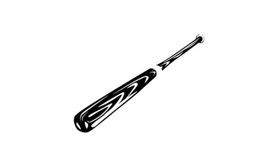 Obraz premium Baseball bat icon for sports or training