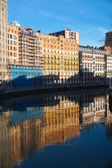 cityscape and building architecture in Bilbao city Spain, Bilbao travel destination