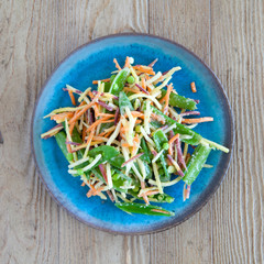 Snap Pea and Carrot Salad