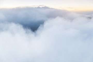 Obraz premium Autumn clouds in tundra