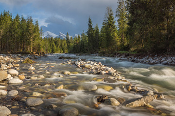 Bialka river near Jurgow, Malopolskie, Poland