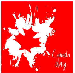 Canada Day Vector Illustration. Happy Canada Day 